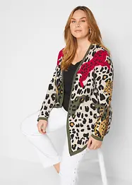 Leopardmönstrad cardigan, bpc selection