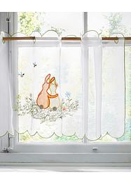 Cafégardin med broderade harar, bpc living bonprix collection