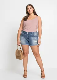 Jeansshorts, Mid Waist, bonprix