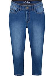 Bekväma stretchiga caprijeans med formande effekt, John Baner JEANSWEAR
