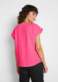 Blustopp i bomullsmuslin, bonprix