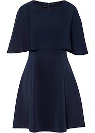 Mellanlång klänning med cape, BODYFLIRT