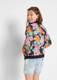 Blommönstrad blusjacka för flickor, bpc bonprix collection