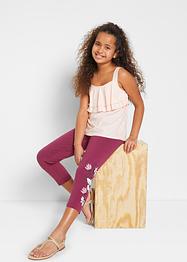 3/4-flickleggings med ekologisk bomull (2-pack), bpc bonprix collection