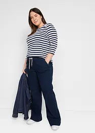 Stretch Wide Leg Jeans Mid Waist, bonprix