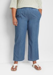 Tunna dra på-jeans med bekväm midja, vid passform, bpc bonprix collection
