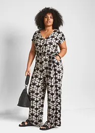 Kortärmad jerseyjumpsuit, bonprix