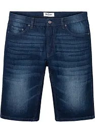 Stretchiga jeansshorts med förstärkt gren, normal passform, bonprix