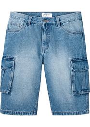 Cargojeansbermudas, avslappnad passform, John Baner JEANSWEAR