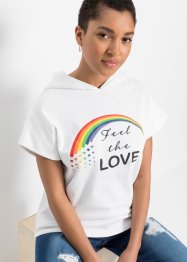 Pride-sweatshirt i ekologisk bomull, RAINBOW