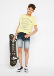 Dip Dye-jeansbermudas för pojkar, smal passform, John Baner JEANSWEAR