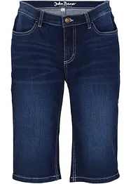 Bekväma stretchiga jeansbermudas, bonprix