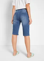 Bekväma stretchiga jeansbermudas, bonprix