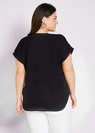 Blus i georgette, bonprix