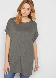 Lång topp med bomull (2-pack), bonprix