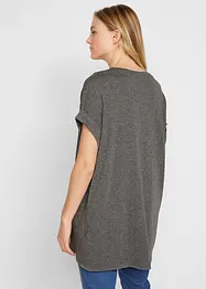 Lång topp med bomull (2-pack), bonprix