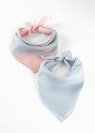 Plyschscarf i 2-pack, bpc bonprix collection