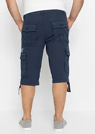 Långa bermudas med stretch och cargofickor, normal passform, bonprix