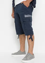 Långa bermudas med stretch och cargofickor, normal passform, bonprix