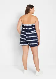 Jumpsuit med bandeauöverdel, av ekologisk bomull, bonprix