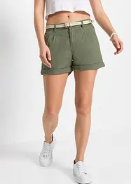 Shorts med skärp, bonprix