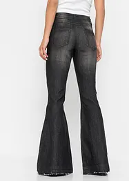 Vida jeans med ofållade benslut, bonprix