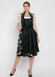 Dirndl med mönstrad kjol och sammet (2 delar), bpc selection premium