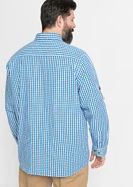 Folkdräktsinspirerad skjorta med uppvikbara ärmar, bonprix