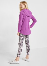 Luvtröja + leggings för flickor (2 delar), bpc bonprix collection