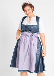 Mellanlång dirndl med förkläde (2 delar), bonprix