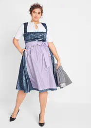 Mellanlång dirndl med förkläde (2 delar), bonprix