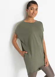 Lång topp i ren bomull, bonprix