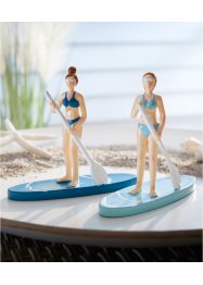 Prydnadsfigur med stand up paddle board (2-pack), bpc living bonprix collection