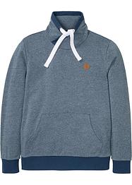Sweatshirt med återvunnen polyester och sjalkrage, bpc bonprix collection