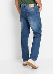 Stretchjeans med återvunnen bomull, klassisk passform, avsmalnande ben (2-pack), John Baner JEANSWEAR