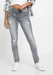 Stuprörsjeans med destroyed-effekter, bonprix