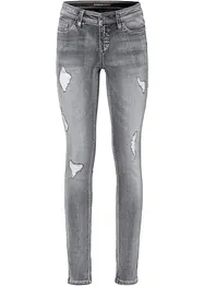 Stuprörsjeans med destroyed-effekter, bonprix