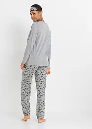 Pyjamas med sovmask, bonprix