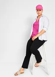 Utsvängda leggings i bomullsmix (2-pack), bonprix