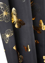 Mörkläggande gardinlängd med fjärilar (1-pack), bpc living bonprix collection