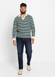 Långärmad pikétröja i ekologisk bomull, Cradle to Cradle Certified®-silver, John Baner JEANSWEAR