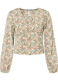 Satinblus med återvunnen polyester, RAINBOW