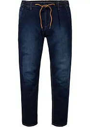 Mjuka dra på-jeans, Regular Fit, Tapered, bonprix