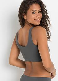 Feel Comfort BH-topp i lång modell i mikrofibermaterial, bpc bonprix collection