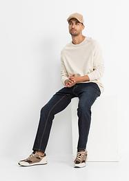 Stretchjeans, ledig passform, raka ben, John Baner JEANSWEAR