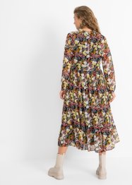 Blommönstrad maxiklänning av återvunnen polyester, RAINBOW
