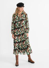Blommönstrad maxiklänning av återvunnen polyester, RAINBOW