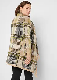 Lång cardigan med fransar, bonprix