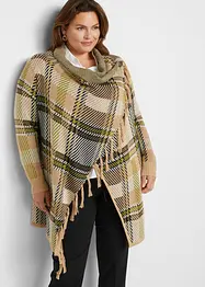 Lång cardigan med fransar, bonprix