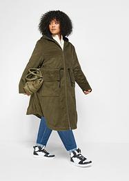 Manchesterparkas med teddyfleeceluva, dragsko och stora fickor, bpc bonprix collection
